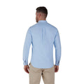 Sky Blue - Back - Raging Bull Mens Oxford Classic Long-Sleeved Shirt