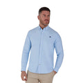 Sky Blue - Lifestyle - Raging Bull Mens Oxford Classic Long-Sleeved Shirt