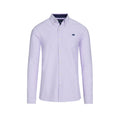 Purple - Front - Raging Bull Mens Oxford Classic Long-Sleeved Shirt