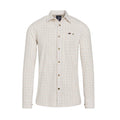 White - Front - Raging Bull Mens Country Check Brushed Cotton Long-Sleeved Shirt