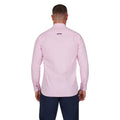 Pink - Back - Raging Bull Mens Classic Striped Long-Sleeved Shirt