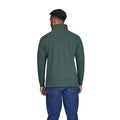 Olive - Back - Raging Bull Mens Classic French Rib Quarter Zip Jumper