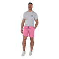 Vivid Pink - Side - Raging Bull Mens Plain Swim Shorts