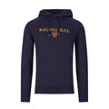 Navy - Front - Raging Bull Mens Crest Overhead Hoodie