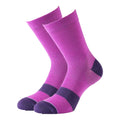 Fuchsia - Back - 1000 Mile Womens-Ladies Approach Walking Socks