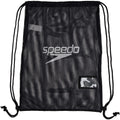 Black - Front - Speedo Mesh Kit Bag