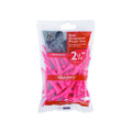 Pink - Front - Masters Plastic Graduated Golf Tees (Pack Of 25)