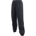 Navy-White - Back - Canterbury Mens Open Hem Tracksuit Bottoms