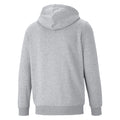 Grey - Back - Puma Womens-Ladies ESS Logo Hoodie