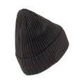 Puma Black - Back - Puma Unisex Adult Ribbed Cuff Classic Beanie