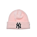 Pink-Black - Front - New Era Yankees Cuffed Beanie