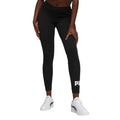 Black - Side - Puma Womens-Ladies ESS Logo Leggings