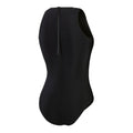 Black - Back - Speedo Womens-Ladies Hydrasuit One Piece Swimsuit