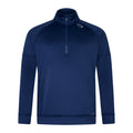 Medieval Blue - Front - Canterbury Mens Half Zip Fleece Top