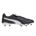 Black-White - Back - Puma Mens King Top Firm Ground Football Boots