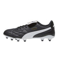 Black-White - Side - Puma Mens King Top Firm Ground Football Boots