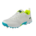 White-Blue-Green - Front - Gunn And Moore Mens Aion Spiked Cricket Shoes