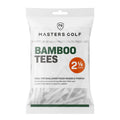 White - Front - Masters Bamboo Golf Tees (Pack of 25)