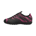 Black-Pink - Front - Puma Childrens-Kids Attacanto Turf Training Football Boots