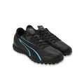 Black-Luminous Blue - Front - Puma Boys Vitoria TT Football Boots