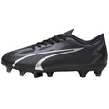 Black-Silver - Side - Puma Childrens-Kids Ultra Play Football Boots