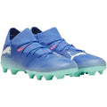 Blue-White - Front - Puma Childrens-Kids Future 7 Play Football Boots