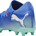 Blue-White - Back - Puma Childrens-Kids Future 7 Play Football Boots