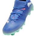 Blue-White - Side - Puma Childrens-Kids Future 7 Play Football Boots