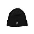 Black - Front - New Era Yankees Metallic Logo Beanie