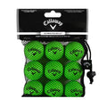 Neon Green - Back - Callaway Soft Flight Golf Balls (Pack of 9)