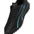 Black-Luminous Blue - Pack Shot - Puma Mens Vitoria Turf Training Football Boots