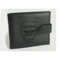 Black - Front - Arsenal FC Team Leather Wallet