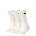 White - Back - Puma Childrens-Kids Logo Crew Socks (Pack Of 3)