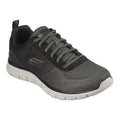 Grey-Black - Front - Skechers Mens Track Ripkent Trainers