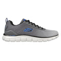 Grey-Black - Side - Skechers Mens Track Ripkent Trainers