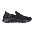 Black - Side - Skechers Mens Go Walk Flex Slip-In Trainers