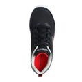 Black-Silver-Red - Back - Skechers Boys Microspec II Vovrix Trainers