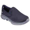 Navy - Front - Skechers Mens Go Walk 7 Slip-on Trainers