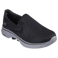 Black - Front - Skechers Mens Go Walk 7 Slip-on Trainers