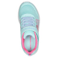 Aqua-Pink - Pack Shot - Skechers Girls Microspec Plus - Swirl Sweet Trainers