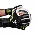 Black-Fluorescent Yellow - Side - Precision Unisex Adult Fusion X Pro Giga Roll Finger Goalkeeper Gloves