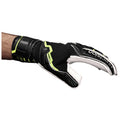 Black-Fluorescent Yellow - Lifestyle - Precision Unisex Adult Fusion X Pro Giga Roll Finger Goalkeeper Gloves