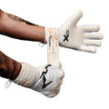 White-Fluorescent Orange-Black - Back - Precision Unisex Adult Fusion X Negative Replica Goalkeeper Gloves