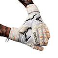 White-Fluorescent Orange-Black - Lifestyle - Precision Unisex Adult Fusion X Negative Replica Goalkeeper Gloves