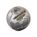 Silver - Front - Newcastle United FC Camo Signature 32 Panel Football