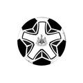 Black-White - Front - Newcastle United FC Mini Soft Football