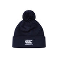 Navy - Front - Canterbury Club Bobble Beanie