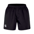 Black - Front - Canterbury Mens Professional Polyester Rugby Shorts