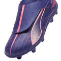 Purple-White - Side - Puma Childrens-Kids Ultra 5 Play Firm Ground Football Boots