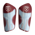 Maroon-Blue-White - Front - West Ham United FC Childrens-Kids Team Slip-In Shin Guards